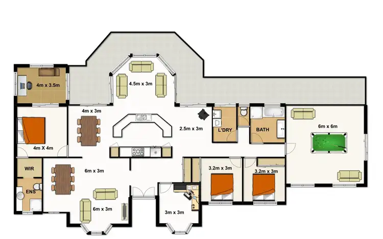 Floorplan of Homely house listing, 16-20 Red Cedar Crescent, Jimboomba QLD 4280