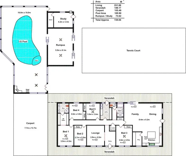 Floorplan of Homely house listing, 167 Williams Road, One Tree Hill SA 5114