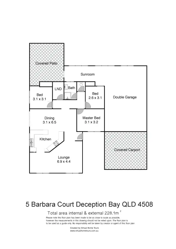 Floorplan of Homely house listing, 5 Barbara Court, Deception Bay QLD 4508