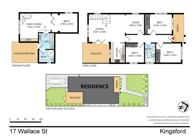 Floorplan of Homely house listing, 17 Wallace Street, Kingsford NSW 2032