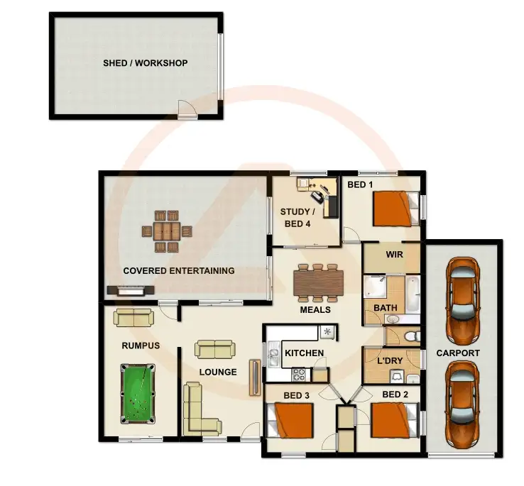 Floorplan of Homely house listing, 27 REGAL DRIVE, Regents Park QLD 4118