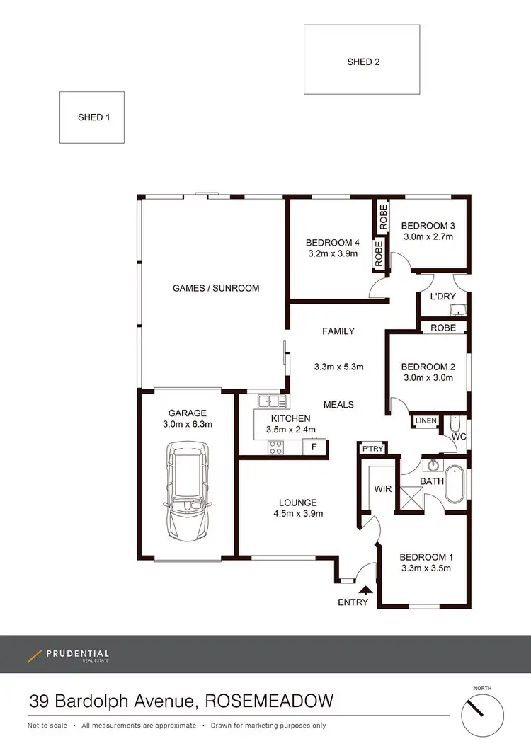 Floorplan of Homely house listing, 39 Bardolph Avenue, Rosemeadow NSW 2560