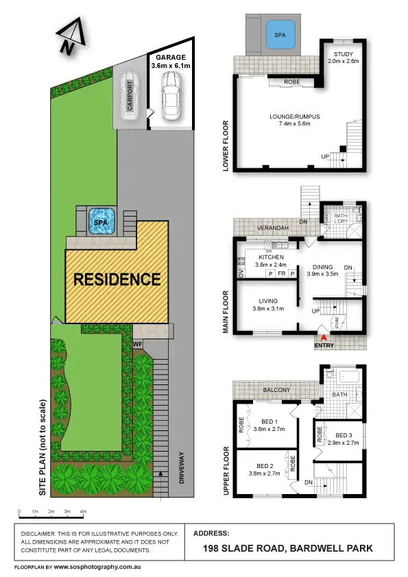 Floorplan of Homely house listing, 198 Slade Road, Bardwell Park NSW 2207