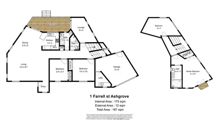 Floorplan of Homely house listing, 1 Farrell Street, Ashgrove QLD 4060