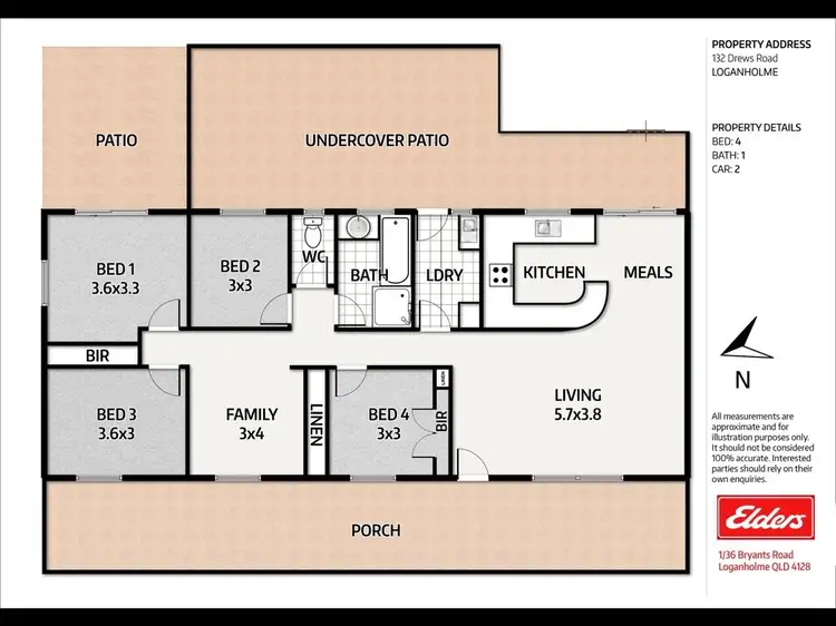 Floorplan of Homely house listing, 132 Drews Road, Loganholme QLD 4129