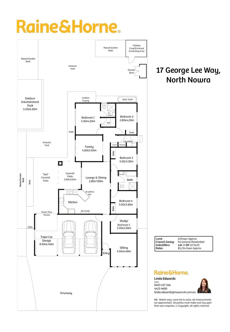 Floorplan of Homely house listing, 17 George Lee way, North Nowra NSW 2541