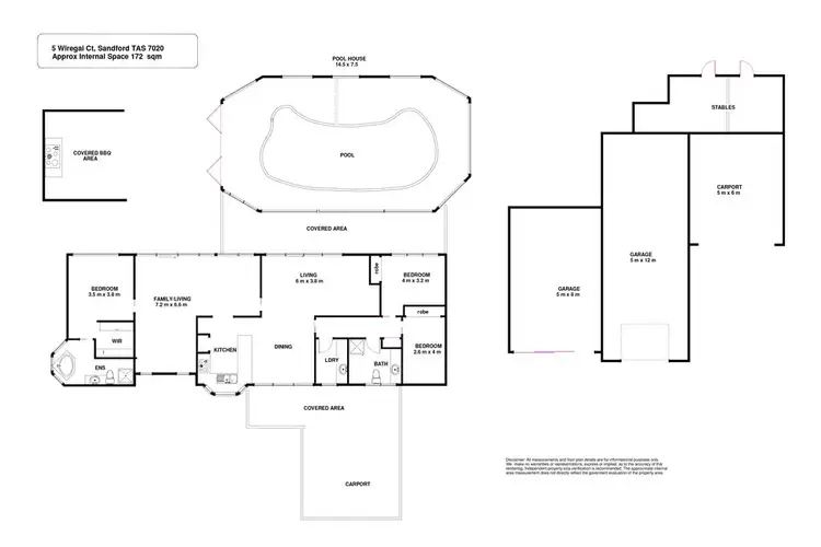 Floorplan of Homely house listing, 5 Wiregai Court, Sandford TAS 7020