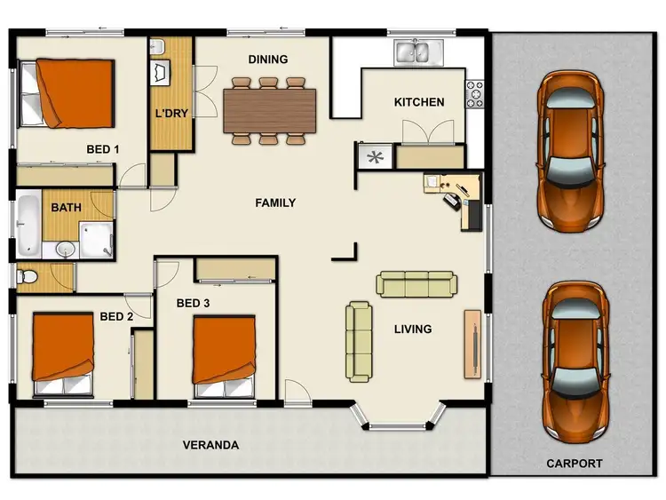 Floorplan of Homely house listing, 7 Wentworth Tce, Boronia Heights QLD 4124