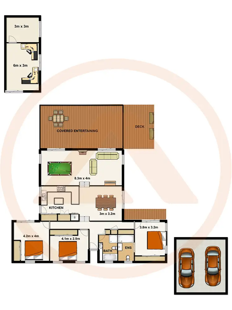 Floorplan of Homely house listing, 174 Plantain Road, Shailer Park QLD 4128