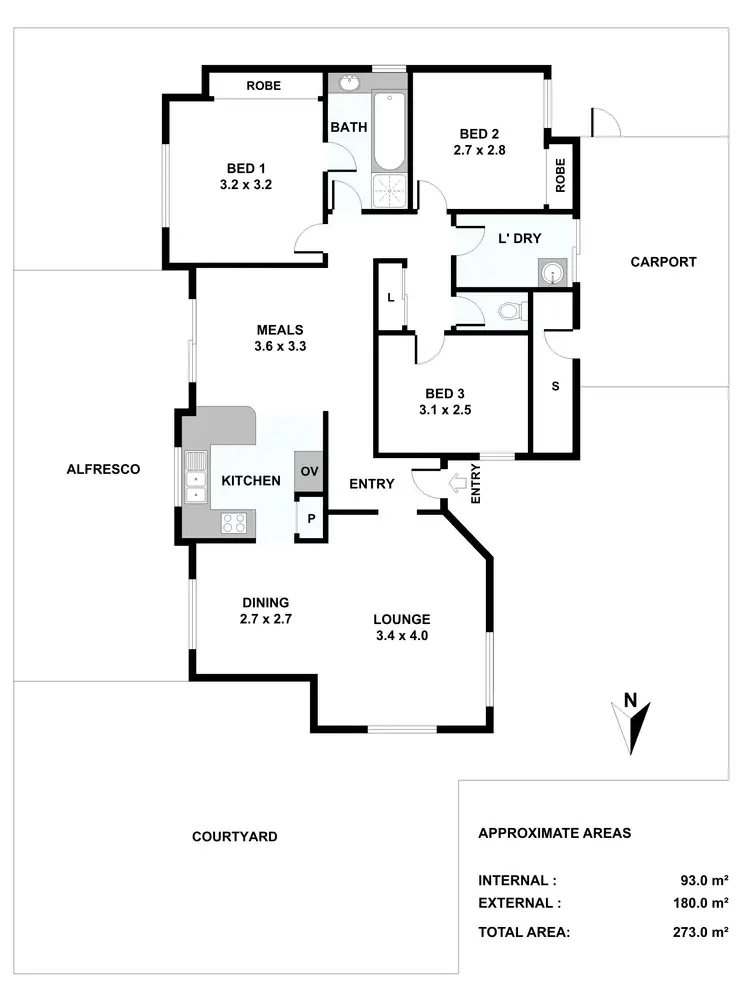 Floorplan of Homely villa listing, 3/10 Hazel Avenue, Woodlands WA 6018