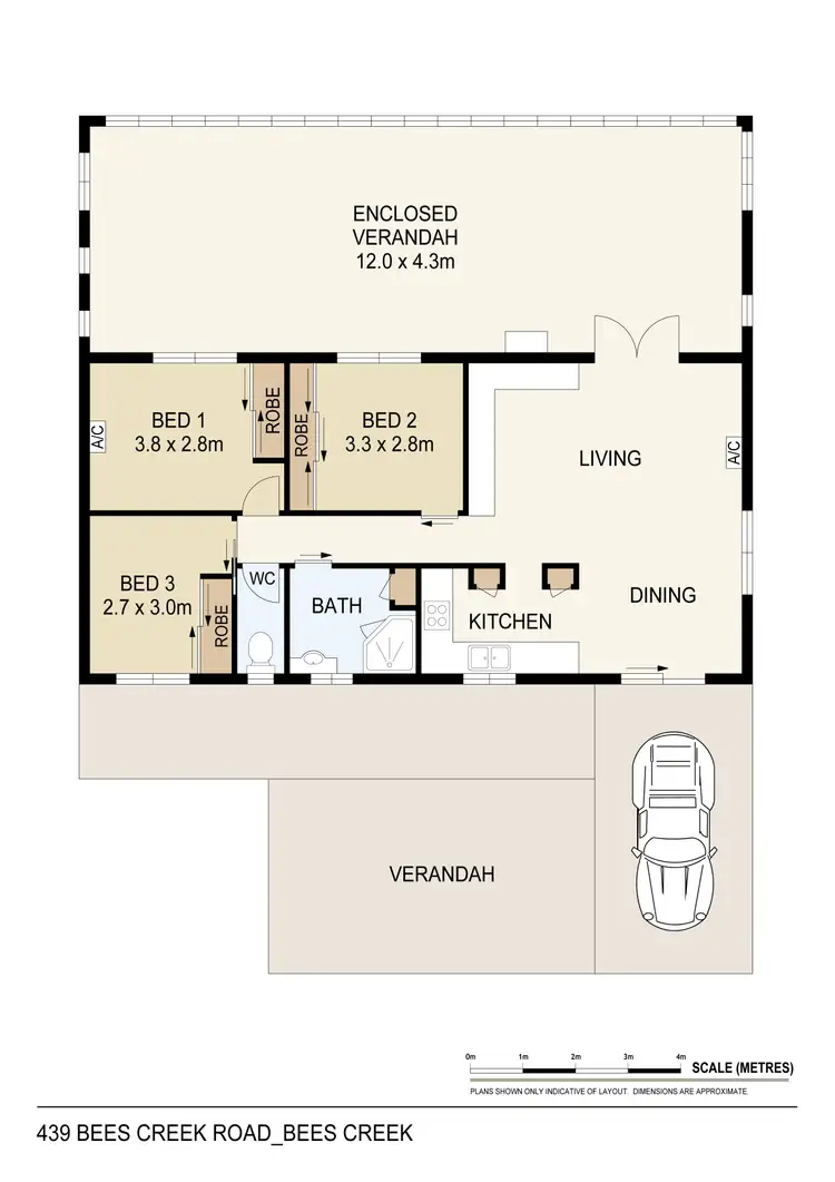 Floorplan of Homely house listing, 439 Bees Creek Road, Bees Creek NT 822