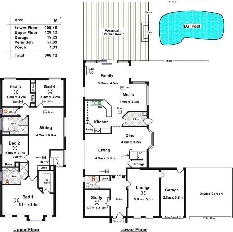 Floorplan of Homely house listing, 39 Trinity Drive, Evanston Park SA 5116