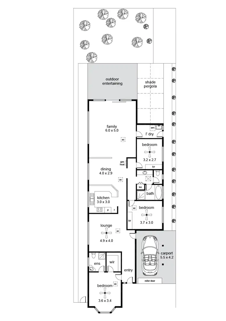 Floorplan of Homely house listing, 1 Cuneo Place, Golden Grove SA 5125