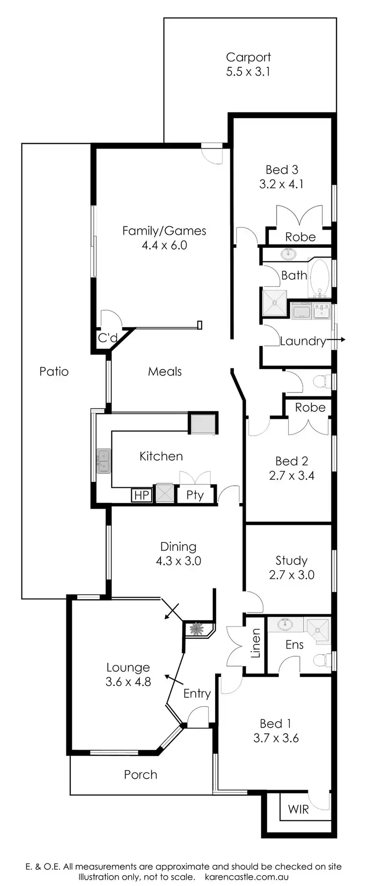 Floorplan of Homely house listing, 104 Glyde Street, Mosman Park WA 6012