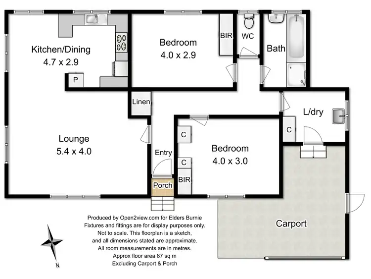 Floorplan of Homely house listing, 2/1A Crudwell Court, Upper Burnie TAS 7320