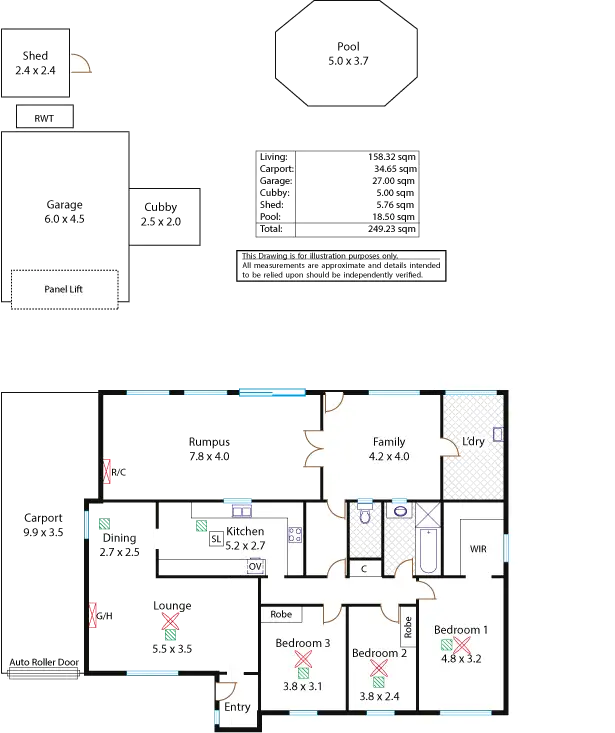 Floorplan of Homely house listing, 22 Coppleridge Drive, Elizabeth Vale SA 5112