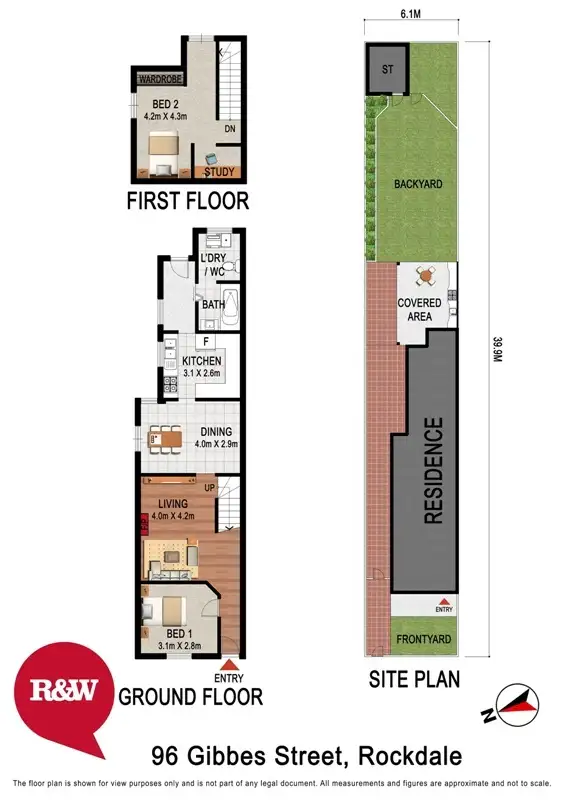 Floorplan of Homely house listing, 96 Gibbes Street, Rockdale NSW 2216
