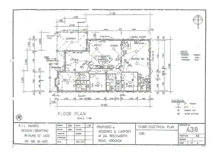 Floorplan of Homely house listing, 244 Beechworth Road, Wodonga VIC 3690