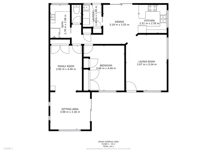 Floorplan of Homely house listing, 2/70 Grove Road, Glenorchy TAS 7010