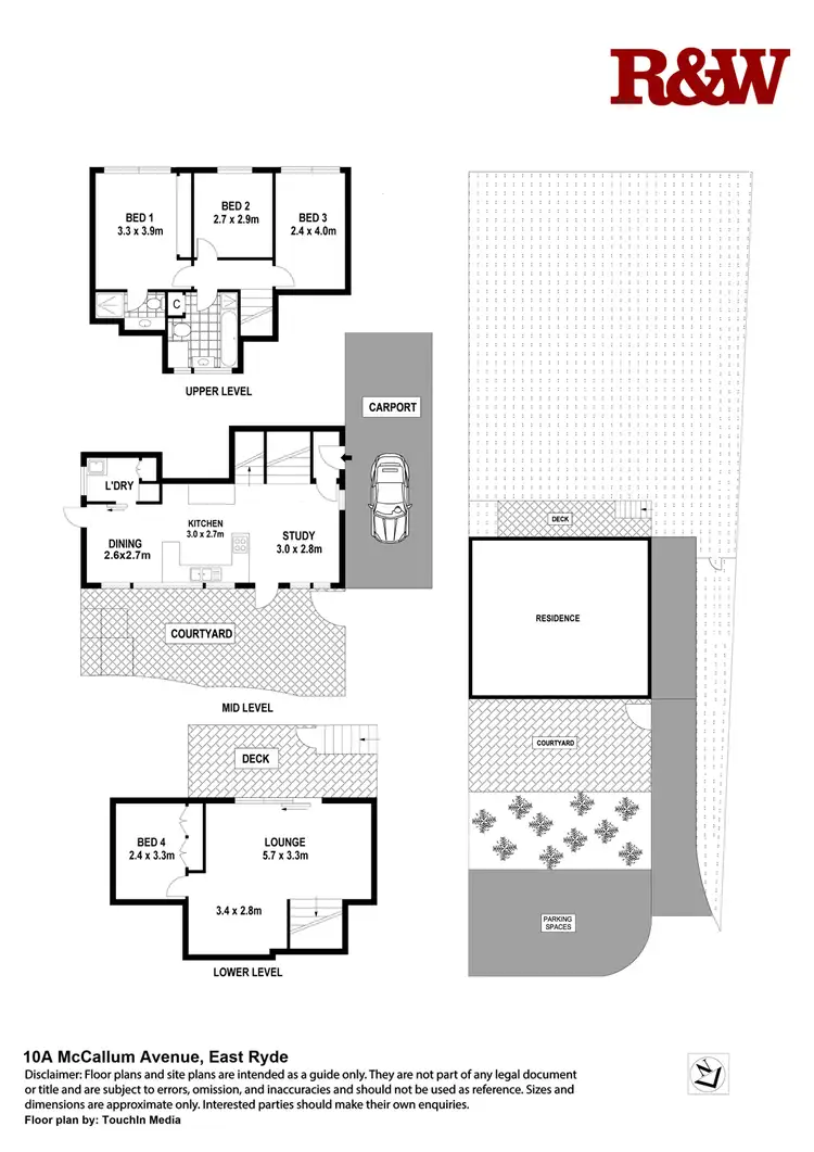 Floorplan of Homely house listing, 10A McCallum Avenue, East Ryde NSW 2113