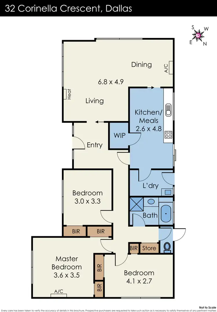 Floorplan of Homely house listing, 32 Corinella Crescent, Dallas VIC 3047