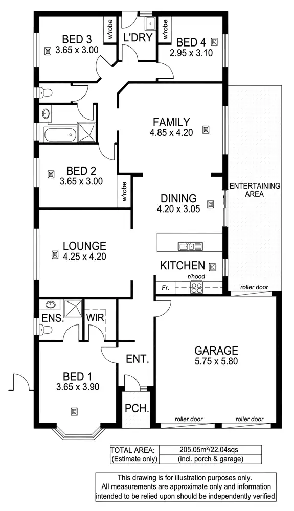 Floorplan of Homely house listing, 10. Flare Road, Seaford Meadows SA 5169