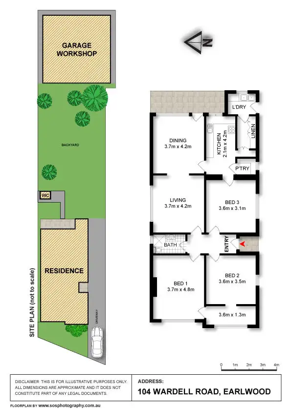 Floorplan of Homely house listing, 104 Wardell Road, Earlwood NSW 2206