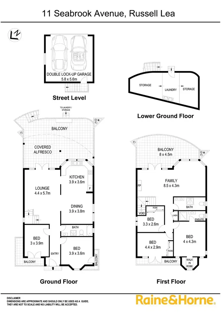 Floorplan of Homely house listing, 11 Seabrook Ave, Russell Lea NSW 2046