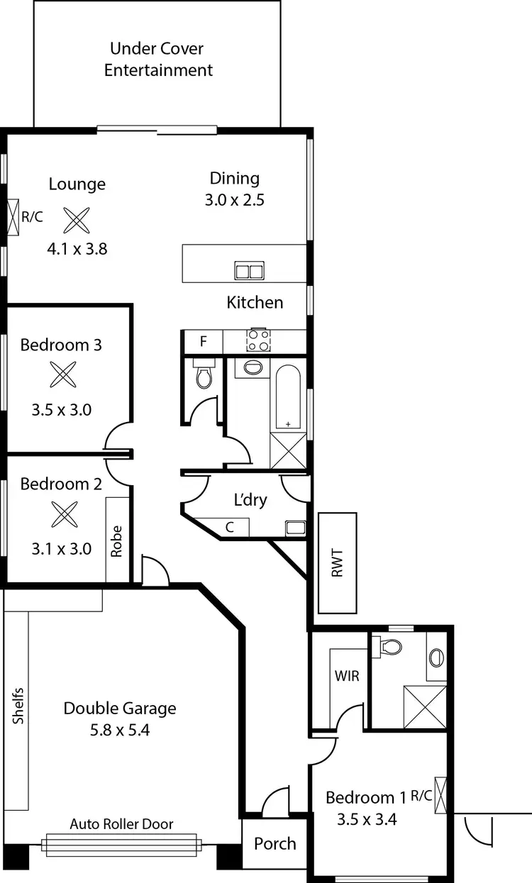 Floorplan of Homely house listing, 24 Athalie Avenue, Parafield Gardens SA 5107