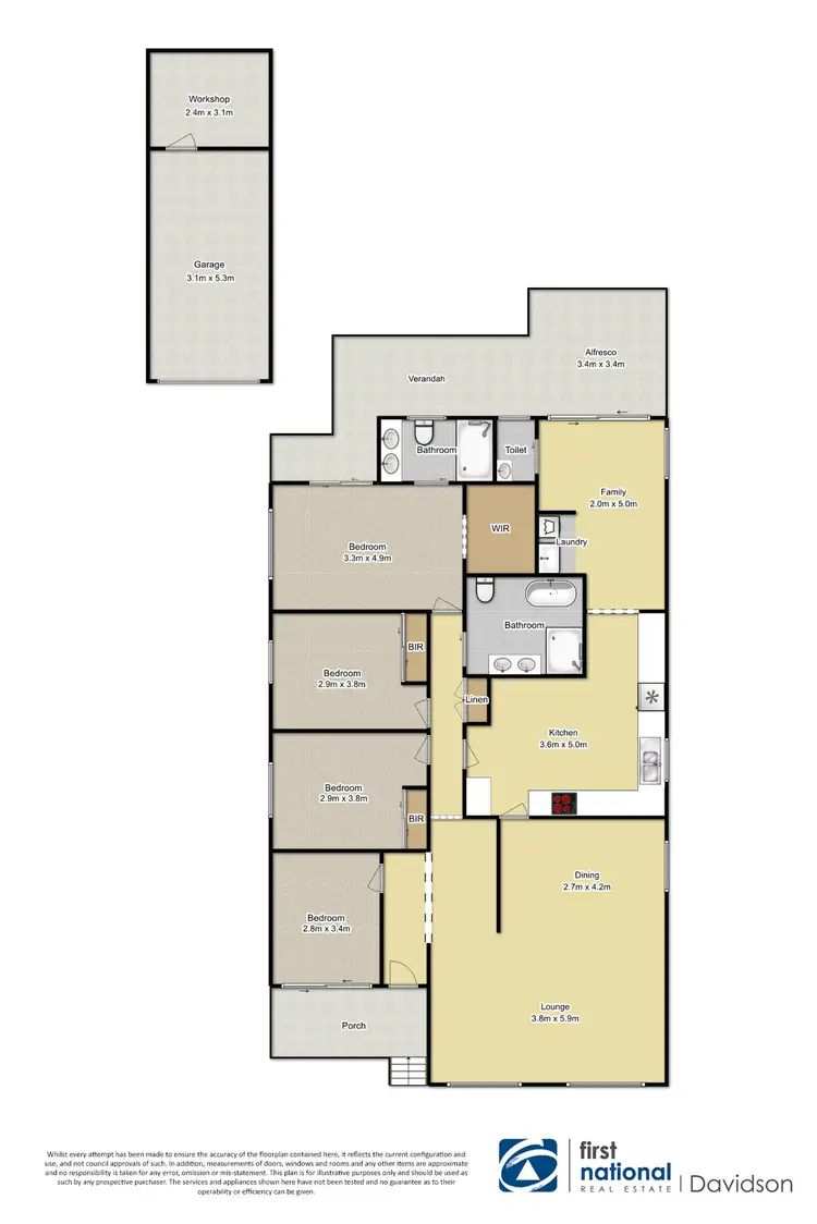 Floorplan of Homely house listing, 76 Meehan Avenue, Hammondville NSW 2170