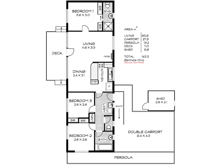 Floorplan of Homely house listing, 1 Gregory Street, Port Elliot SA 5212