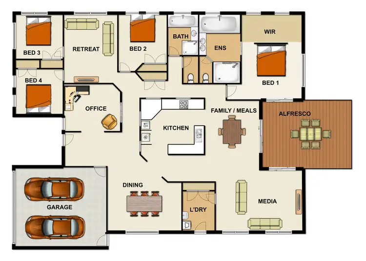 Floorplan of Homely house listing, 9 Ashton Way, Forest Lake QLD 4078