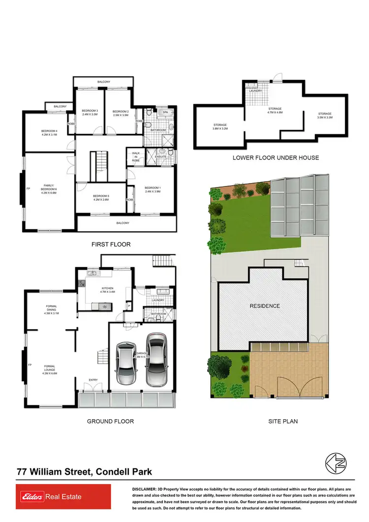 Floorplan of Homely house listing, 77 William Street, Condell Park NSW 2200