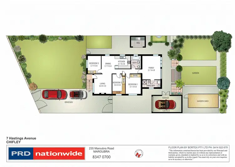 Floorplan of Homely house listing, 7 Hastings Avenue, Chifley NSW 2036