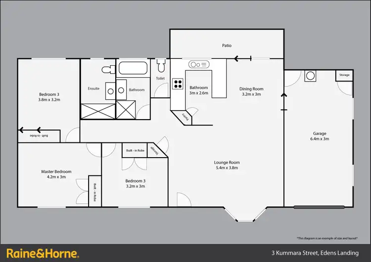 Floorplan of Homely house listing, 3 KUMMARA ROAD, Edens Landing QLD 4207