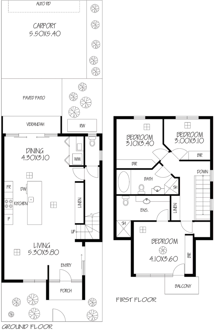 Floorplan of Homely house listing, 22A Third Street, Brompton SA 5007