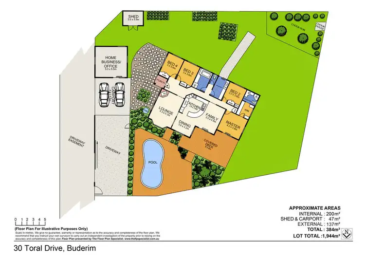 Floorplan of Homely house listing, 30 Toral Drive, Buderim QLD 4556