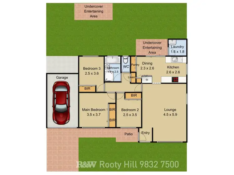 Floorplan of Homely house listing, 4 Cress Place, Quakers Hill NSW 2763
