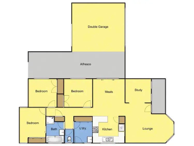 Floorplan of Homely house listing, 101 Flinders Avenue, Lara VIC 3212