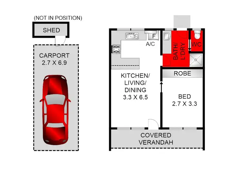 Floorplan of Homely house listing, 2/17-19 Lime Crescent, Lara VIC 3212