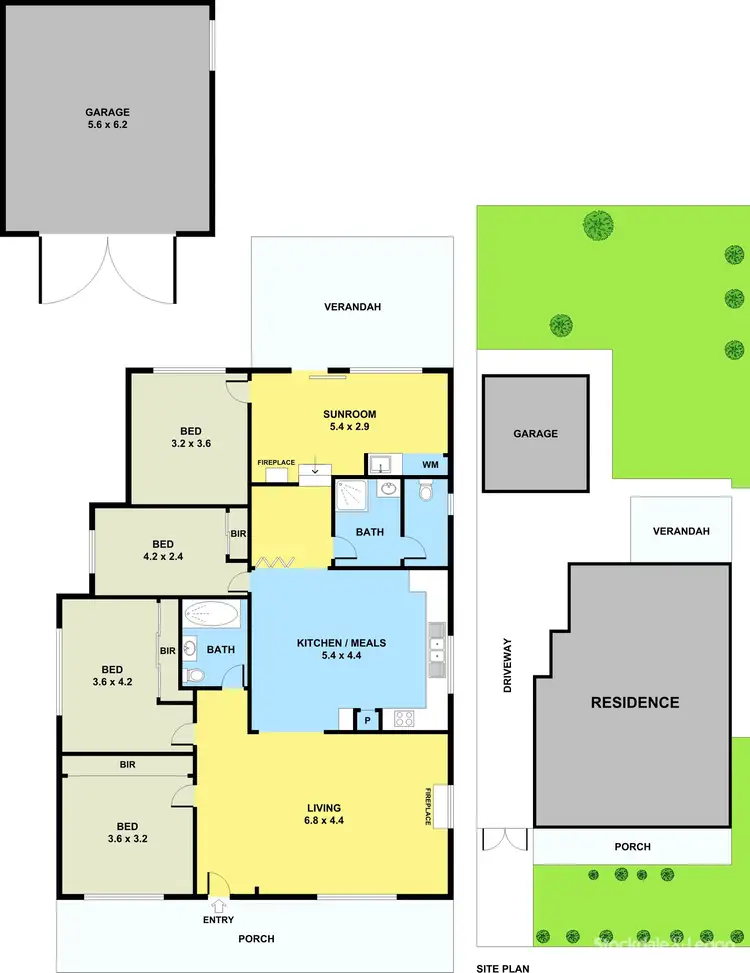 Floorplan of Homely house listing, 24 Justin Avenue, Glenroy VIC 3046