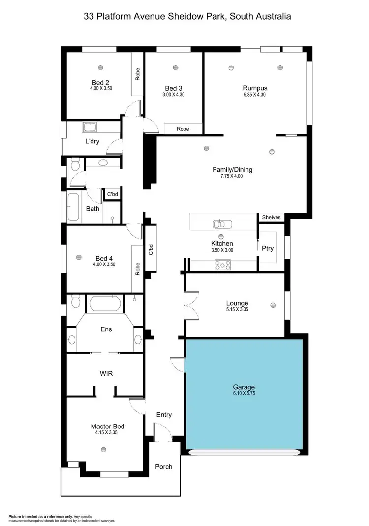 Floorplan of Homely house listing, 33 Platform Avenue, Sheidow Park SA 5158