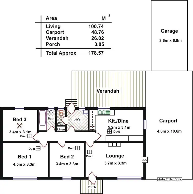 Floorplan of Homely house listing, 81 McKenzie Road, Elizabeth Downs SA 5113