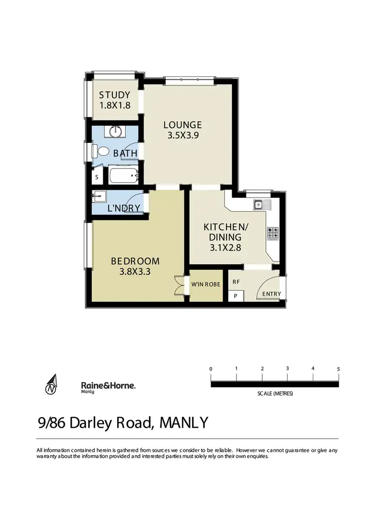 Floorplan of Homely apartment listing, 9/86 Darley Road, Manly NSW 2095