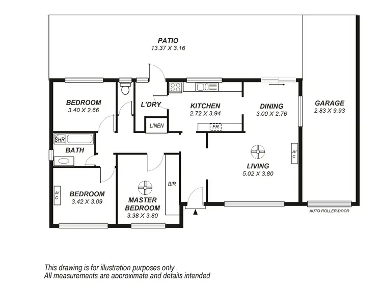 Floorplan of Homely house listing, 20 Krieg Road, Evanston Park SA 5116
