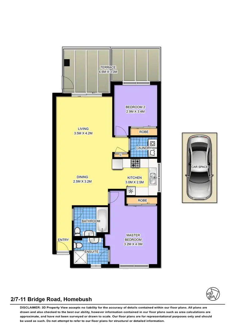 Floorplan of Homely apartment listing, 2/7-11 Bridge Road, Homebush NSW 2140