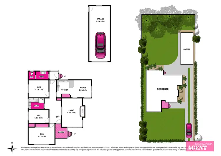 Floorplan of Homely house listing, 14 Strickland Avenue, Highton VIC 3216