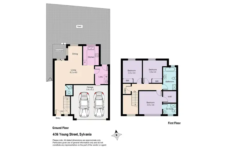 Floorplan of Homely townhouse listing, 4/36 Young Street, Sylvania NSW 2224