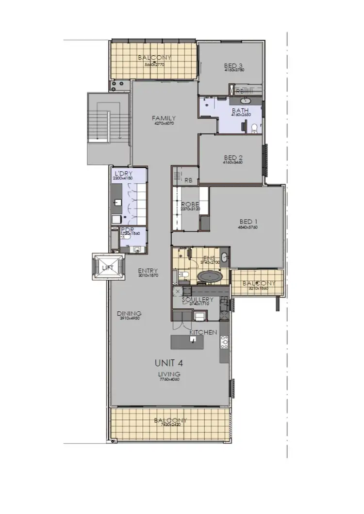 Floorplan of Homely apartment listing, 4/62 Marine Parade, Cottesloe WA 6011