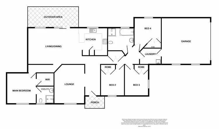 Floorplan of Homely house listing, 2 Diamond Circuit, Rutherford NSW 2320